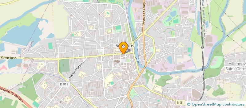 localisation de l'entreprise SYND COPROP 9 R DU COLLEGE à SOISSONS