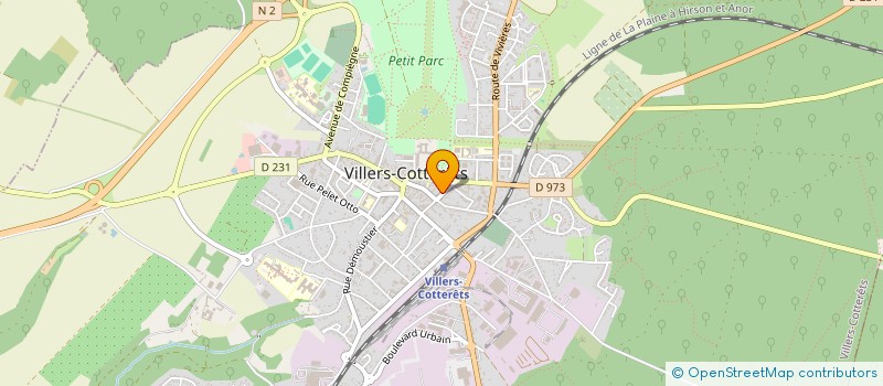 localisation de l'entreprise SYND COPROP 9 RUE DU 18 JUILLET à VILLERS-COTTERETS