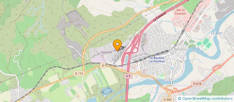 localisation de l'entreprise SYND COPROP AUTOPORT LE BOULOU  LE BOULOU