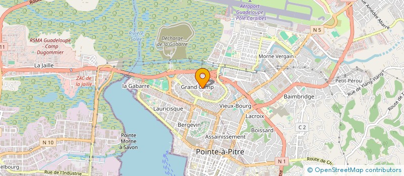localisation de l'entreprise SYND COPROP BALISIER à LES ABYMES