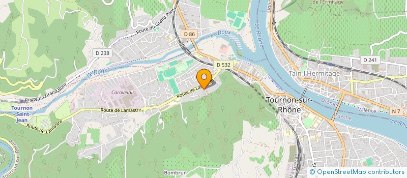 localisation de l'entreprise SYND COPROP BEAUVALLON à TOURNON-SUR-RHONE