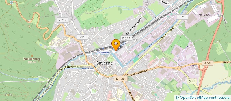 localisation de l'entreprise SYND COPROP BELLEVUE 1 R DE MONSWILLER  SAVERNE