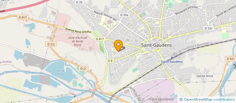 localisation de l'entreprise SYND COPROP BLOCS 12 14 16 RES ST GAUDIN à SAINT-GAUDENS