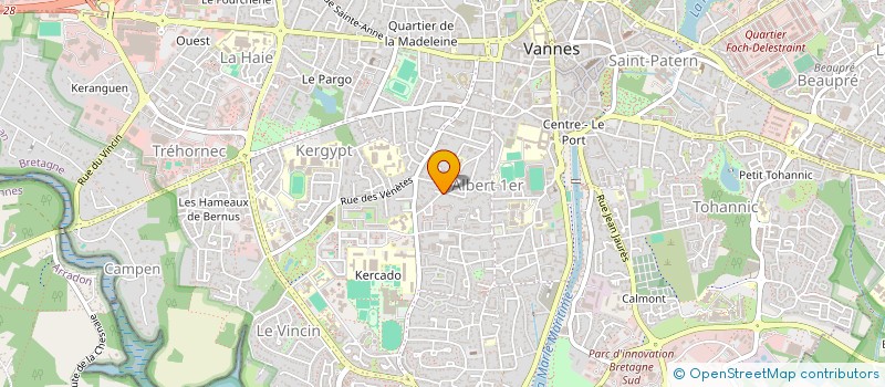 localisation de l'entreprise SYND COPROP BOINAY KERCADO  VANNES