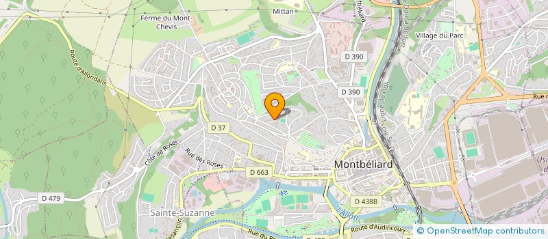 localisation de l'entreprise SYND COPROP BOIS BOURGEOIS  MONTBELIARD