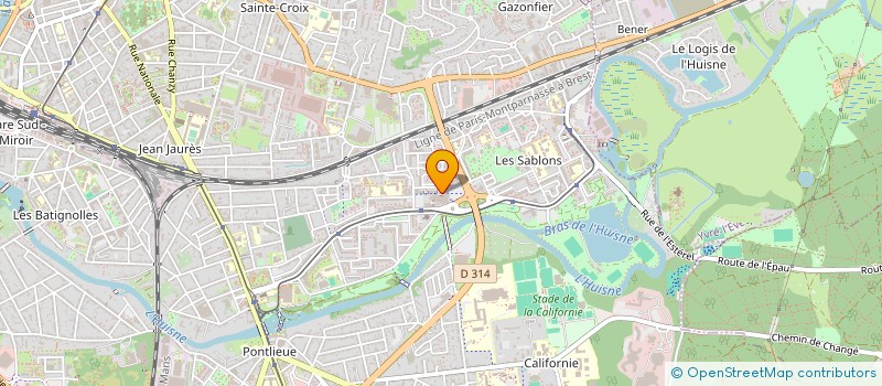 localisation de l'entreprise SYND COPROP CENTRE COMMERCIAL SABLONS  LE MANS