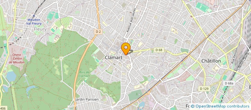 localisation de l'entreprise SYND COPROP CHEF DE VILLE à CLAMART