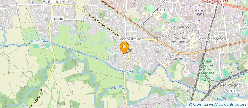 localisation de l'entreprise SYND COPROP CHRETIEN PRIEUR à ECKBOLSHEIM