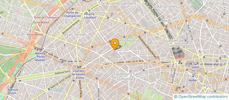 localisation de l'entreprise SYND COPROP COURCELLES HOCH  PARIS