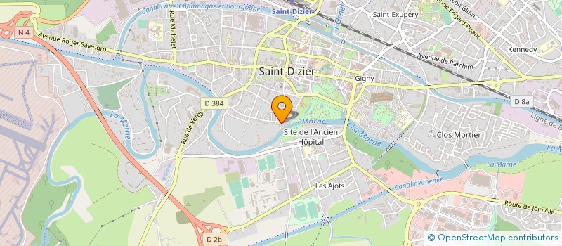 localisation de l'entreprise SYND COPROP CTRE COMMERCIAL DU VERT BOIS à SAINT-DIZIER