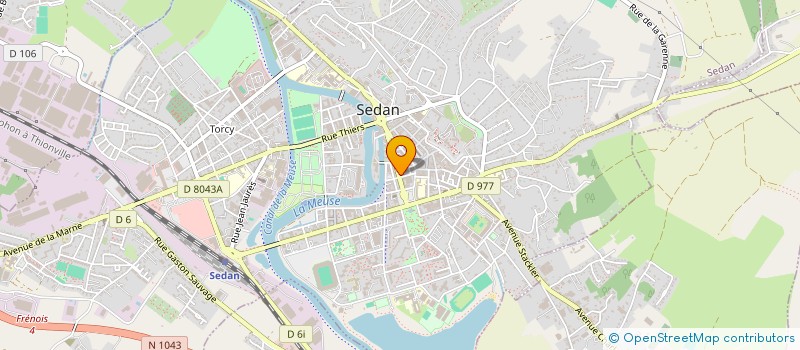 localisation de l'entreprise SYND COPROP D'IMMEUBLES  SEDAN