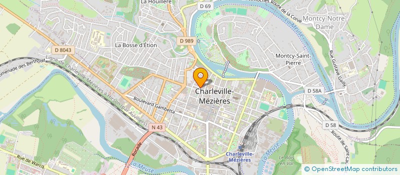 localisation de l'entreprise SYND COPROP DAGA  CHARLEVILLE-MEZIERES