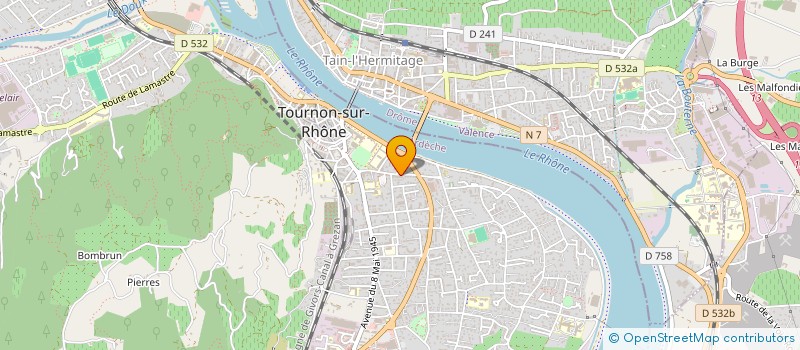 localisation de l'entreprise SYND COPROP DE L'ESCURIAL à TOURNON-SUR-RHONE