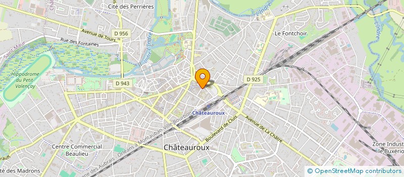 localisation de l'entreprise SYND COPROP DE L'IMMEUBLE LES LYS  CHATEAUROUX