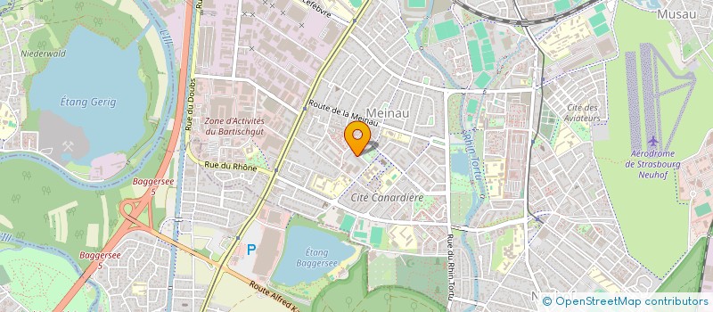 localisation de l'entreprise SYND COPROP DE LA CANARDIERE à STRASBOURG