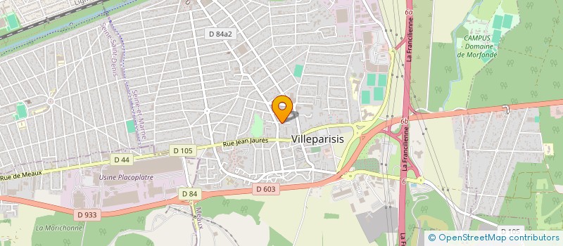 localisation de l'entreprise SYND COPROP DE LA RES LES PAQUERETTES  VILLEPARISIS