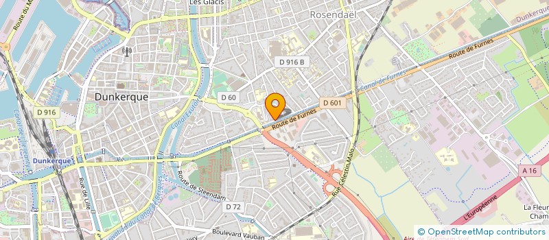 localisation de l'entreprise SYND COPROP DE LA RESIDENCE LE DRAKKAR à DUNKERQUE