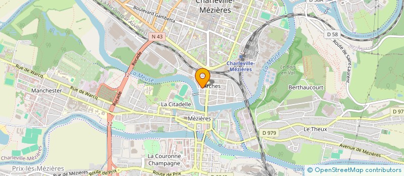 localisation de l'entreprise SYND COPROP DE LA RESIDENCE LORRAINE  CHARLEVILLE-MEZIERES