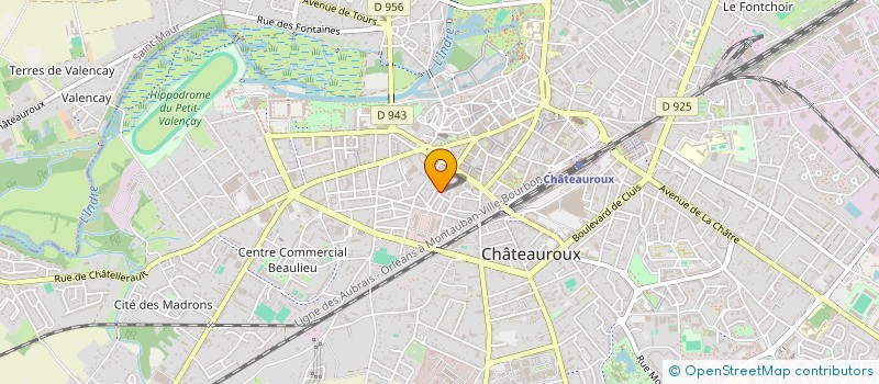 localisation de l'entreprise SYND COPROP DE RESIDENCE LA PEUPLERAIE à CHATEAUROUX