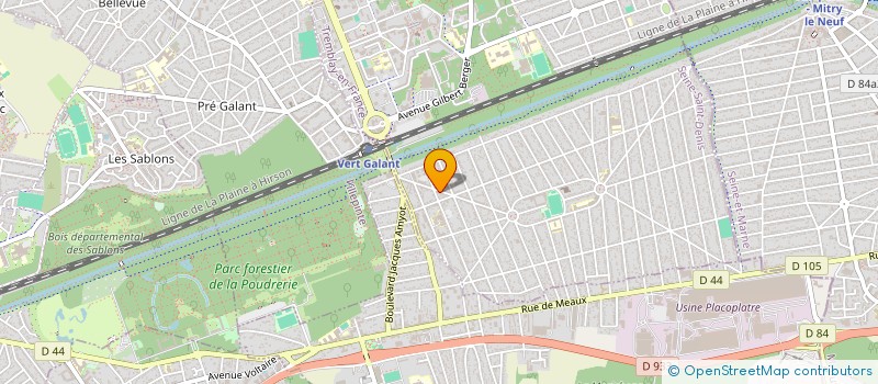 localisation de l'entreprise SYND COPROP DES 16 & 18 RUE PASTEUR à TREMBLAY-EN-FRANCE