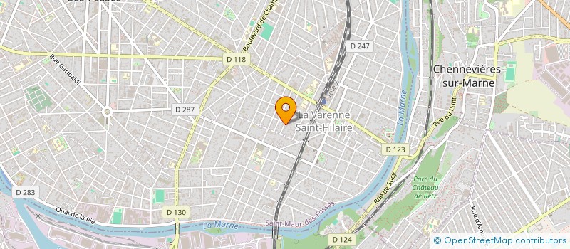 localisation de l'entreprise SYND COPROP DES 23 25 AV F GARNIER à SAINT-MAUR-DES-FOSSES