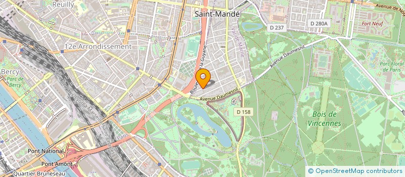 localisation de l'entreprise SYND COPROP DES 62 AU 64 AV STE MARIE à SAINT-MANDE