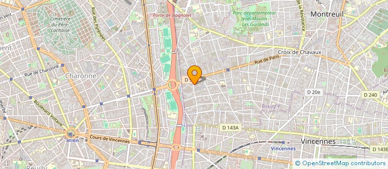 localisation de l'entreprise SYND COPROP DES 7 ET 9 RUE ARMAND CARREL  MONTREUIL
