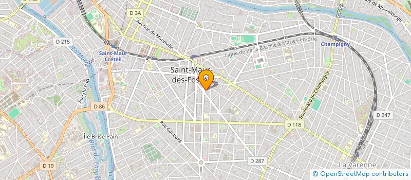localisation de l'entreprise SYND COPROP DU 1 RUE MAURICE LAUZIERE à SAINT-MAUR-DES-FOSSES