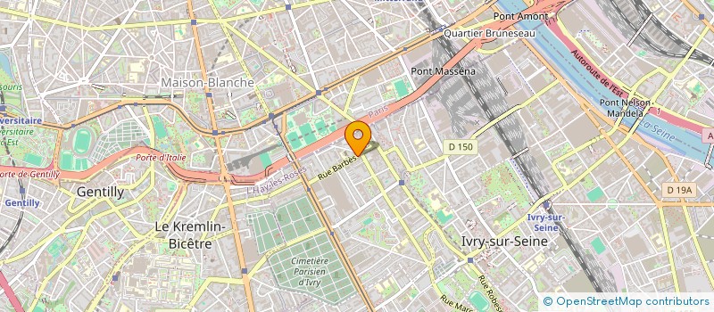localisation de l'entreprise SYND COPROP DU 10 BIS RUE BARBES à IVRY SUR SEINE