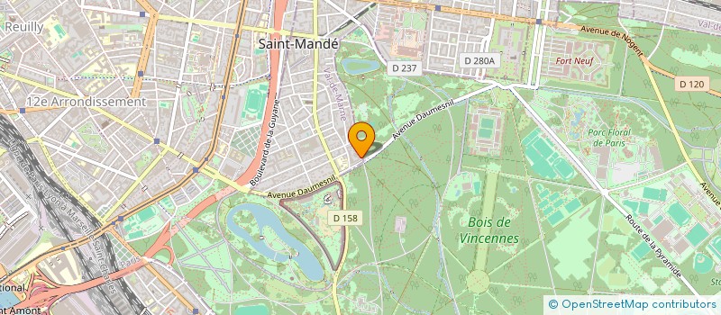 localisation de l'entreprise SYND COPROP DU 100 CHAUSSEE DE L'ETANG à SAINT-MANDE