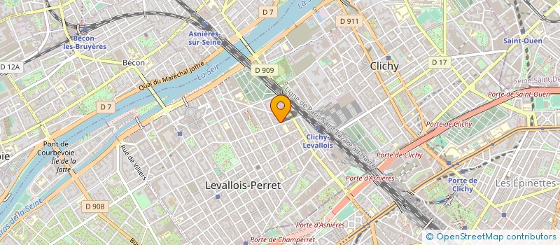 localisation de l'entreprise SYND COPROP DU 105B R PV COUTURIER à LEVALLOIS-PERRET