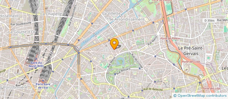 localisation de l'entreprise SYND COPROP DU 11 AV LAUMIERE  PARIS