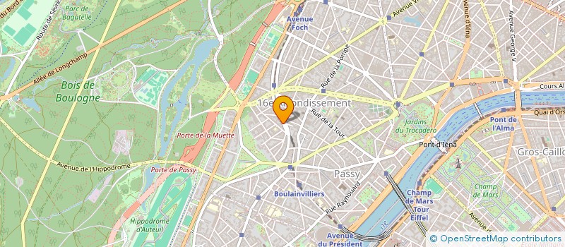 localisation de l'entreprise SYND COPROP DU 11 BD JULES SANDEAU  PARIS