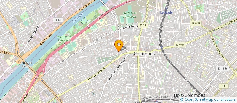 localisation de l'entreprise SYND COPROP DU 11 RUE AMPERE à COLOMBES