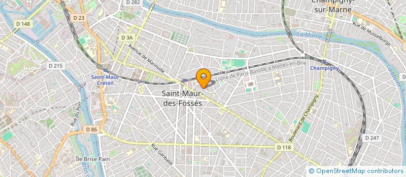 localisation de l'entreprise SYND COPROP DU 12 AV DES ARTS à SAINT-MAUR-DES-FOSSES