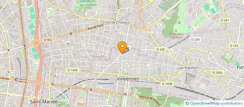 localisation de l'entreprise SYND COPROP DU 128 AV DE LA REPUBLIQUE à VINCENNES