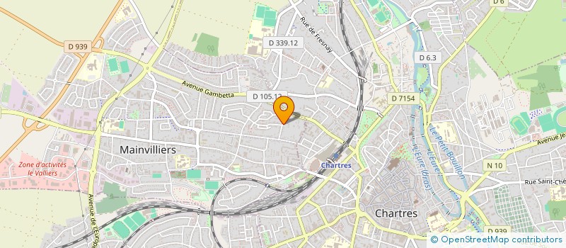 localisation de l'entreprise SYND COPROP DU 13 BIS RUE JEAN MOULIN à MAINVILLIERS