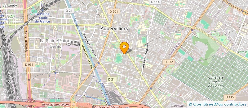 localisation de l'entreprise SYND COPROP DU 135 RUE ANDRE KARMAN  AUBERVILLIERS