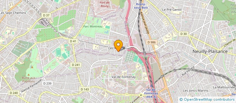 localisation de l'entreprise SYND COPROP DU 14 AU 16 RUE DES BRAVES à MONTREUIL