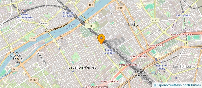 localisation de l'entreprise SYND COPROP DU 146 RUE VICTOR HUGO à LEVALLOIS-PERRET