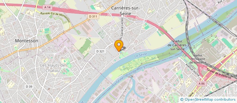 localisation de l'entreprise SYND COPROP DU 16 RUE VICTOR HUGO  CARRIERES-SUR-SEINE