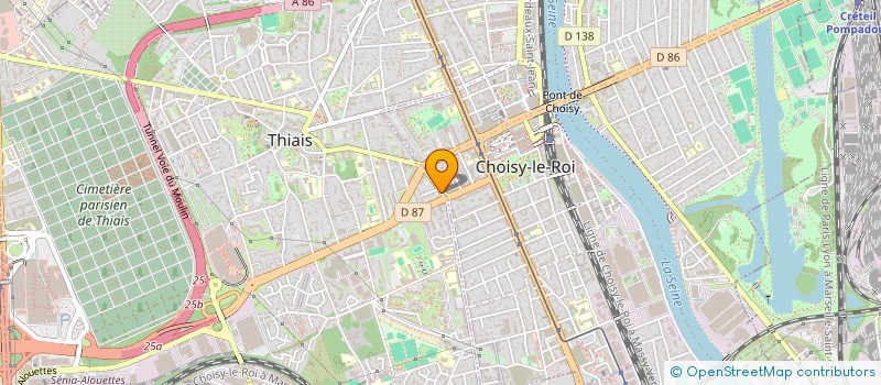 localisation de l'entreprise SYND COPROP DU 16B AV DU 25 AOUT 1944 à THIAIS