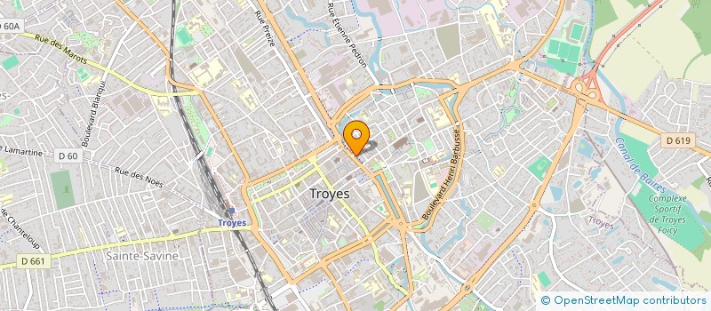 localisation de l'entreprise SYND COPROP DU 17 QUAI COMTES DE CHAMPA  TROYES