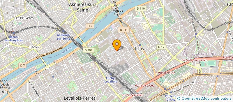 localisation de l'entreprise SYND COPROP DU 17 RUE FERDINAND BUISSON à CLICHY