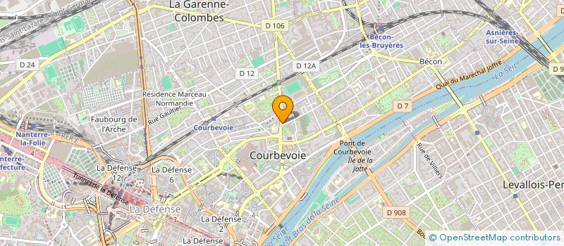 localisation de l'entreprise SYND COPROP DU 18 20 RUE DE COLOMBES à COURBEVOIE