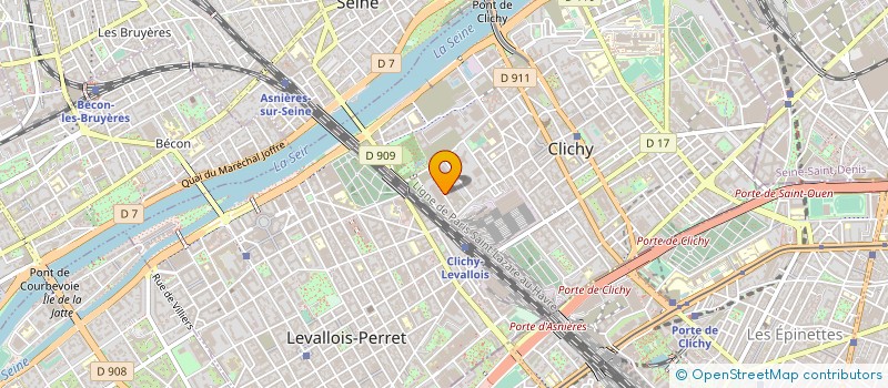 localisation de l'entreprise SYND COPROP DU 18 & 20 RUE PETIT à CLICHY