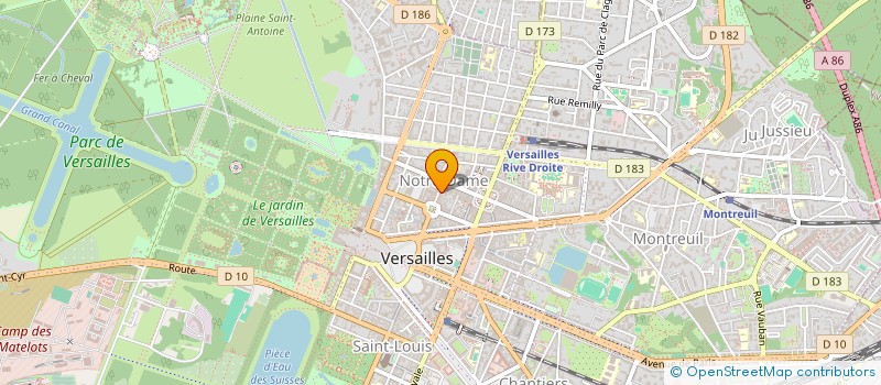 localisation de l'entreprise SYND. COPROP. DU 18 R HOCHE VERSAILLES à VERSAILLES