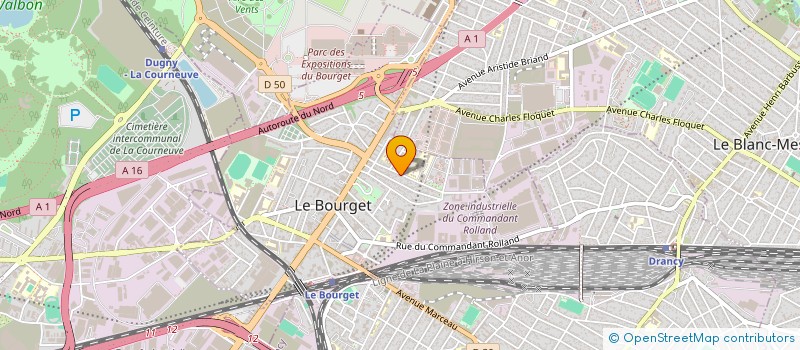 localisation de l'entreprise SYND COPROP DU 18 RUE E VAILLANT à LE BOURGET