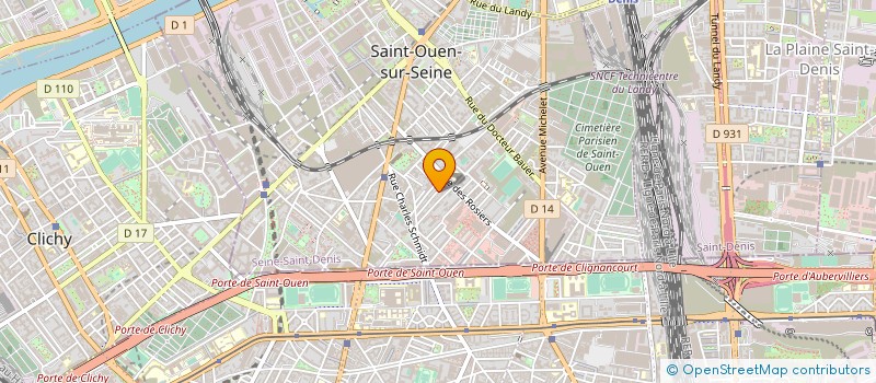 localisation de l'entreprise SYND COPROP DU 18 RUE EUGENE LUMEAU à SAINT-OUEN-SUR-SEINE