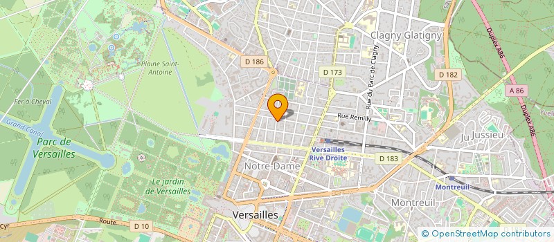 localisation de l'entreprise SYND COPROP DU 18 RUE MADEMOISELLE à VERSAILLES